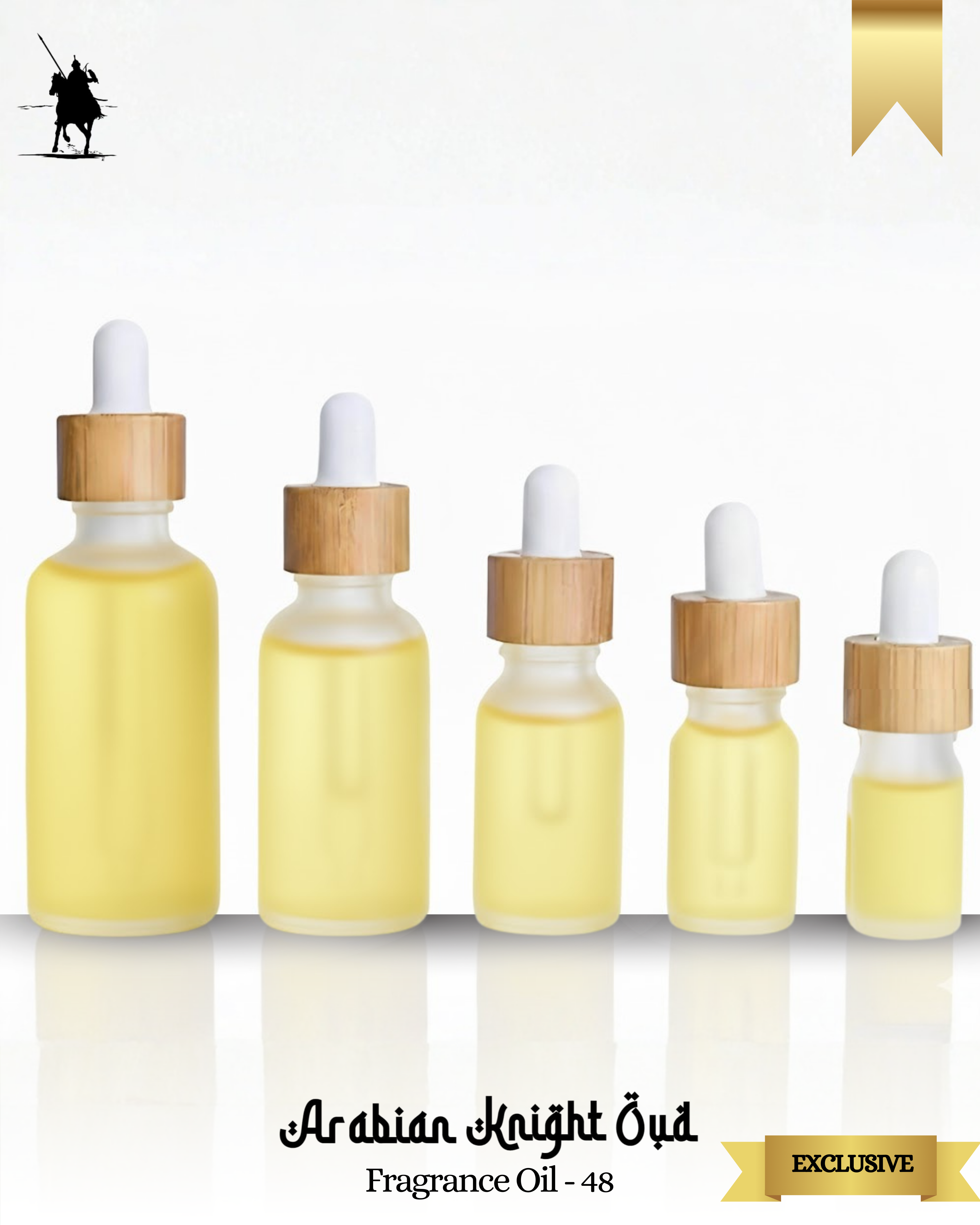 Exclusive Fragrance Oil 48 – Inspired by Frederic Malle The Night. Alcohol-free, natural Arabian perfume oil with oud, rose, amber, saffron, and smoky sandalwood notes. 5ml • 10ml • 15ml • 20ml • 30ml