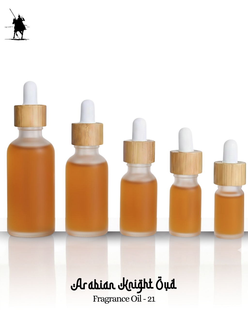 Fragrance Oil 21 – Inspired by Black Horse. Alcohol-free, natural Arabian perfume oil with mandarin, orange, green notes, lemongrass, patchouli, and cedar. 5ml • 10ml • 15ml • 20ml • 30ml