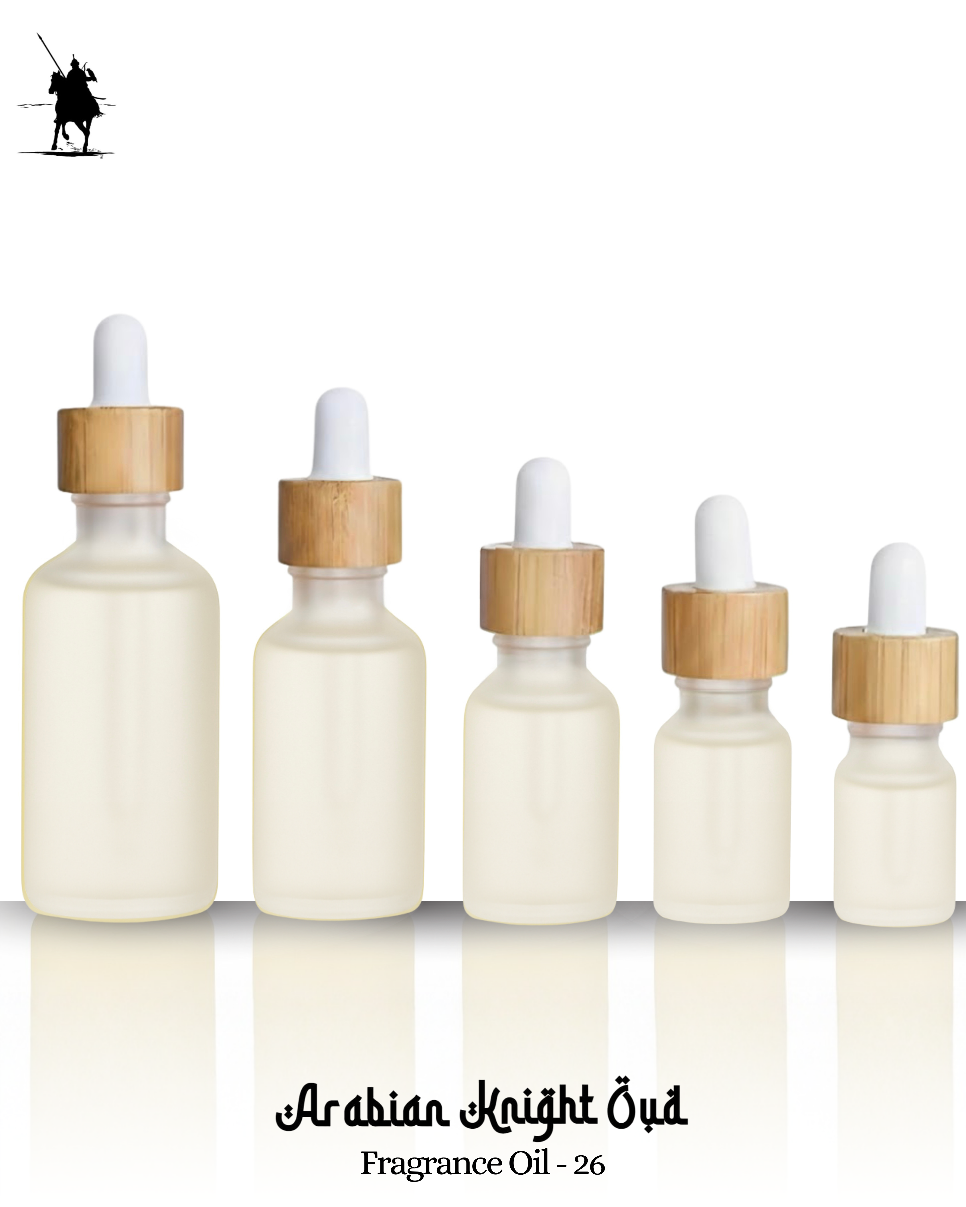 Fragrance Oil 26 – Inspired by Aventus Creed. Alcohol-free Arabian perfume oil with fruity, woody, citrus, musky, and tropical notes. 5ml • 10ml • 15ml • 20ml • 30ml