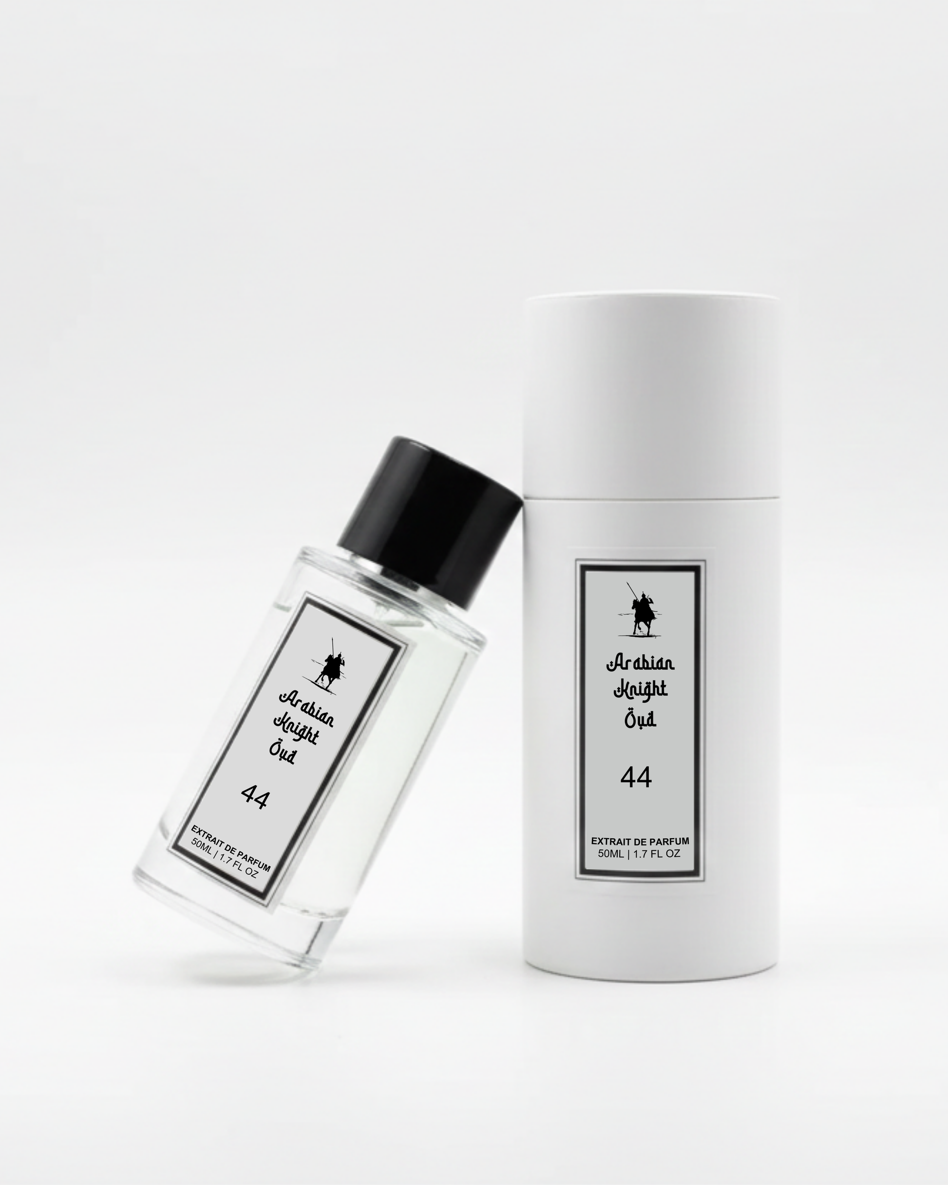 Perfume Spray 44 – 50ml inspired by Golden Sand. Alcohol-free Arabian fragrance with caramel, vanilla, amber and oud notes. Long-lasting, warm and sweet scent.